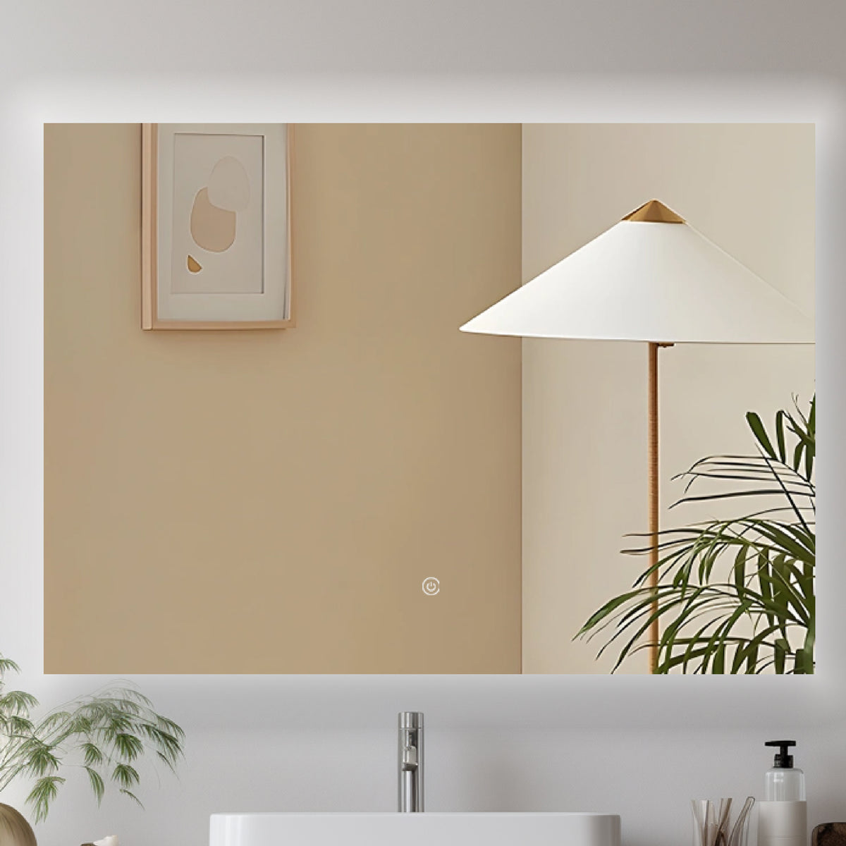 DELTA LED-baderomsspeil med antidugg