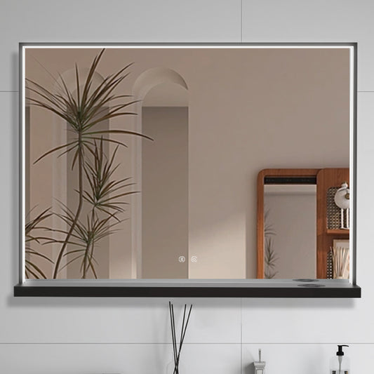 Espejo de baño LED DANUBIO con Bluetooth y antivaho