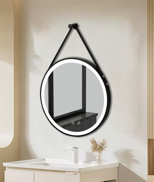 OLYMPUS Black BiLED baderomsspeil med antidugg